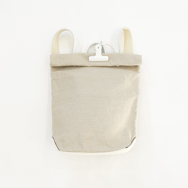 JINMON　｜CLIP Backpack medium｜ White（linen）
