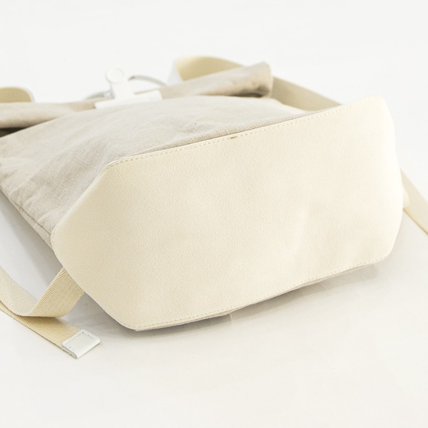 JINMON　｜CLIP Backpack medium｜ White（linen）