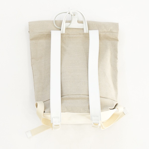 JINMON　｜CLIP Backpack medium｜ White（linen）