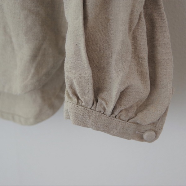 HALLELUJAH ハレルヤ ヴィクトリア時代シャツ Color：Flax Size:38 