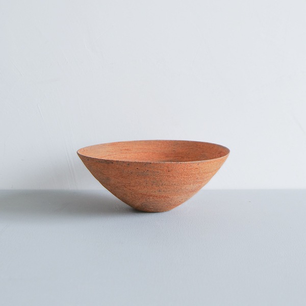 二階堂明弘　やきしめボウル（中）　黄　　Model・C　Φ17.5cm　H7cm（おまかせ）