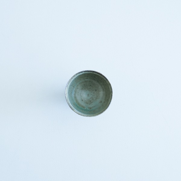 髙田志保　灰釉高杯　A　Φ7cm　H7.5cm