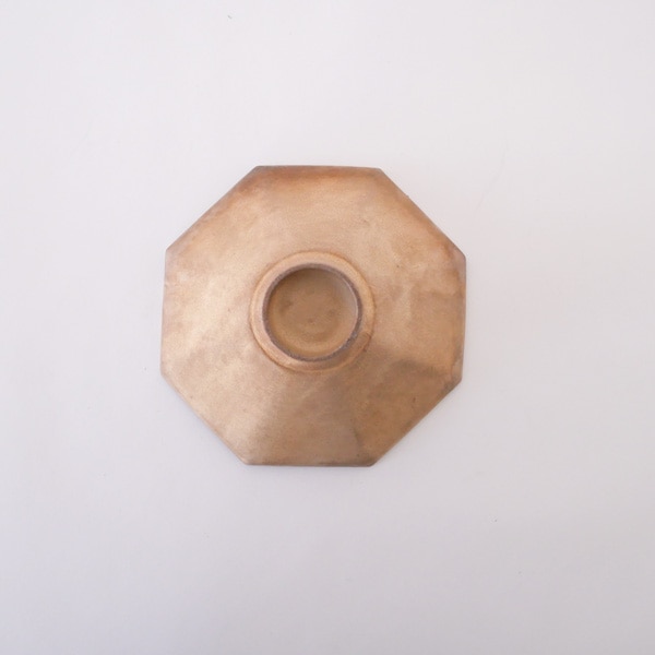 瀬川辰馬 硫化銀彩八角鉢 modelA 16.5×16.5cm