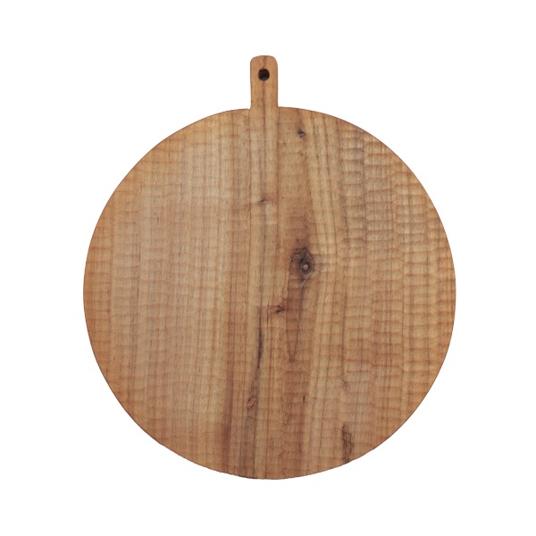 小沢賢一　くるみの木のカッティングボード　丸型　彫あり　Φ25cm　KM15