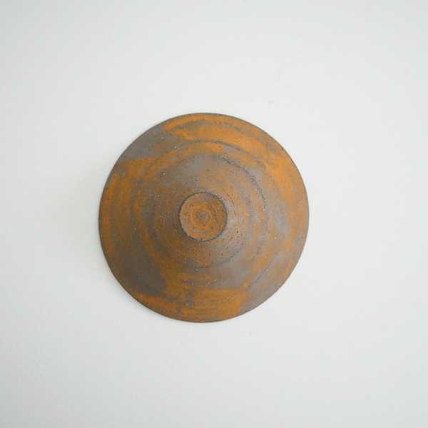 二階堂明弘　やきしめ小鉢　赤　Φ16ｃｍ　Ｈ5ｃｍ