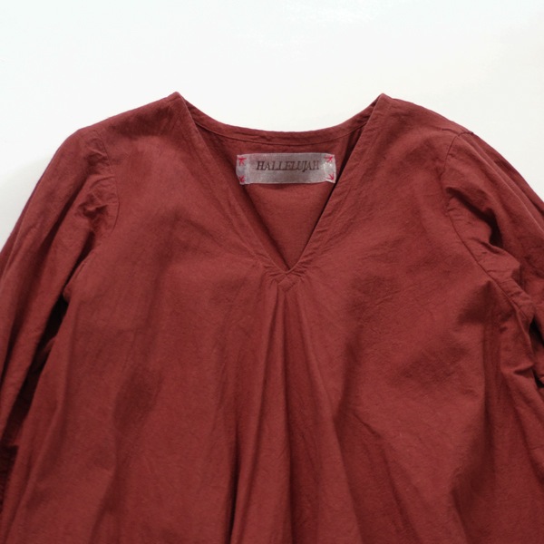 HALLELUJAH　ハレルヤ　小間使いローブ　Bordeaux　送料無料
