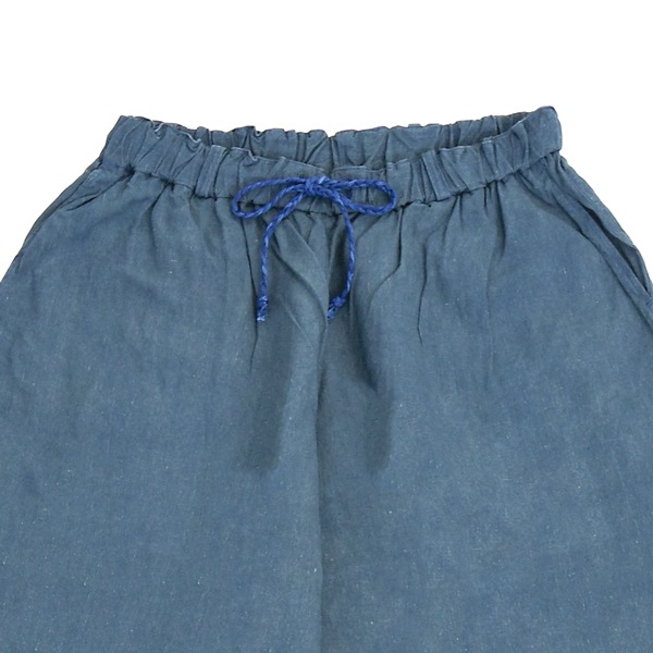 MITTAN　PT-117C　大麻パンツ　高密度　藍×胡桃　送料無料