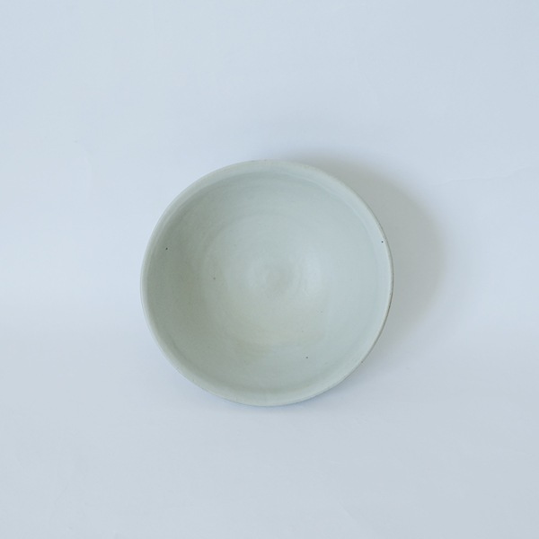 馬場勝文　土マット　ご飯茶碗　しのぎ　大　φ14ｃｍ