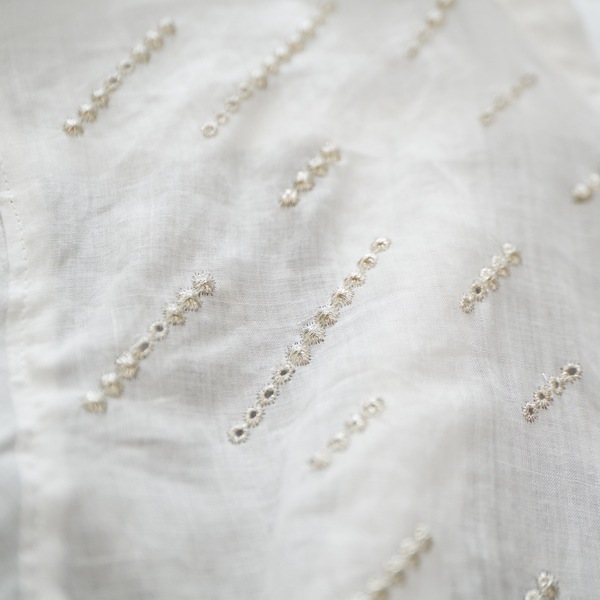 kijinokanosei シャツ　“斜陽-shayou-”　White　送料無料