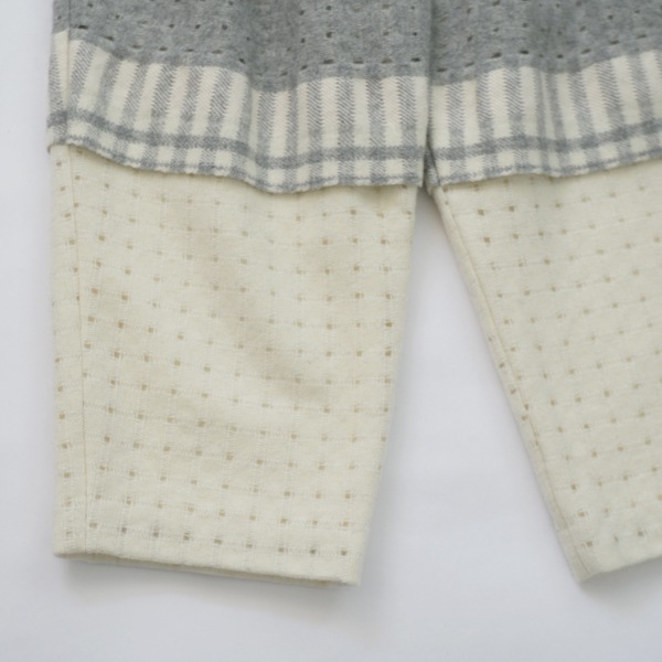 kijinokanosei  タックパンツ 　hokui35　White