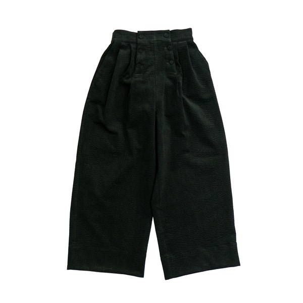 the last flower of the afternoon　鄙びた唄   cocoon pants  Black　送料無料