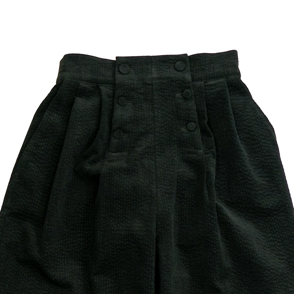 the last flower of the afternoon　鄙びた唄   cocoon pants  Black　送料無料