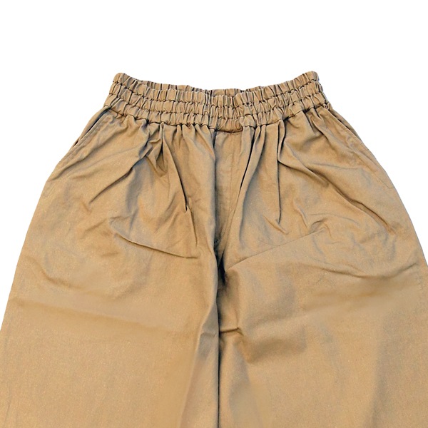 MITTAN　PT-103  大麻綿ウェザーワイドパンツ　薄茶　送料無料　