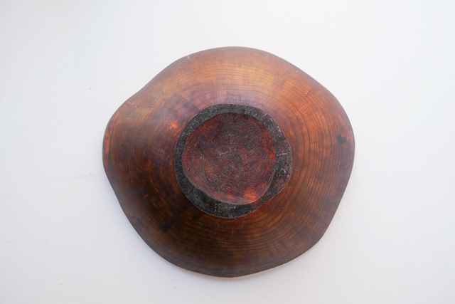 安彦年朗　漆塗エンジュ鉢