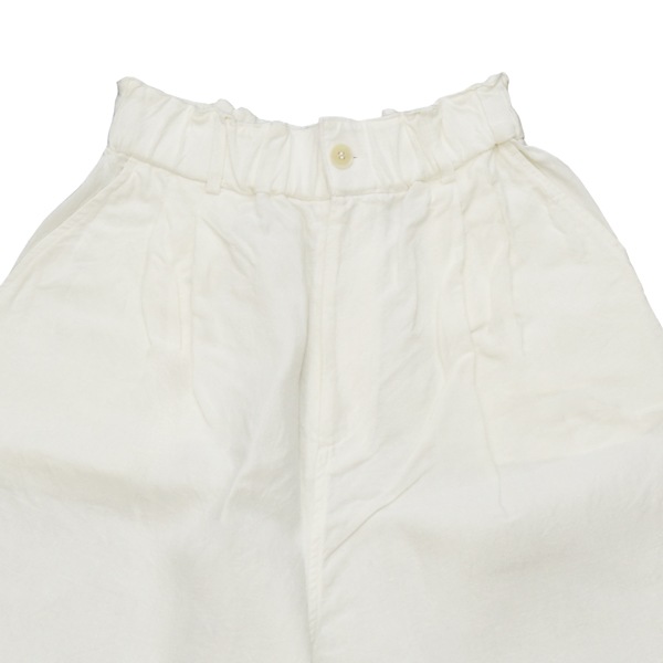 MITTAN ｜起毛大麻ワイドパンツ(PT-138) ｜ 白