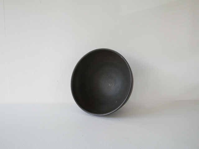 馬場勝文　黒釉丼