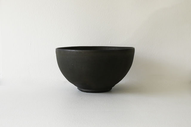 馬場勝文　黒釉丼