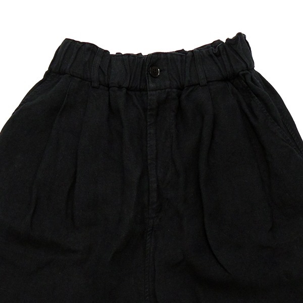 MITTAN ｜起毛大麻ワイドパンツ(PT-138) ｜ 黒