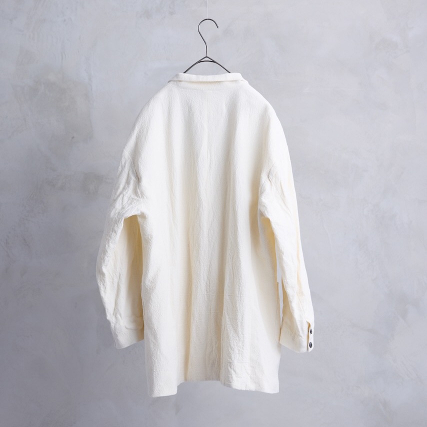 the last flower of the afternoon｜記憶のしるし　Poet jacket　［ecru（生成）］　