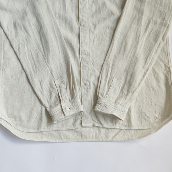 MITTAN　SH-81BH カディシャツ（補強） ベンガラ白（ベンガラ染）　送料無料