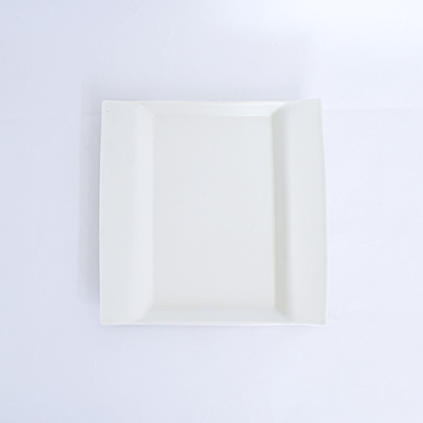 濱岡健太郎　リムスクエアプレート　matte　21cm　