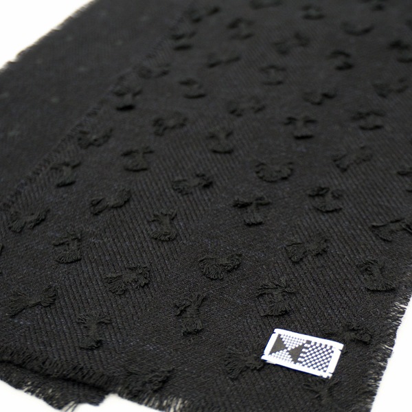 kijinokanosei ストール　”糸巻き-itomaki-”　Black　送料無料