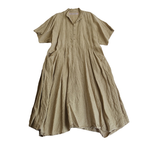 Hallelujah ハレルヤ 侍者のローブ 38 フレンチリネン ワンピース HALLELUJAH ハレルヤ 侍者ローブ Size38 Beige 送料無料