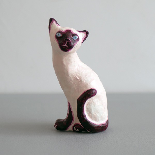 福田十糸子　シャム猫　