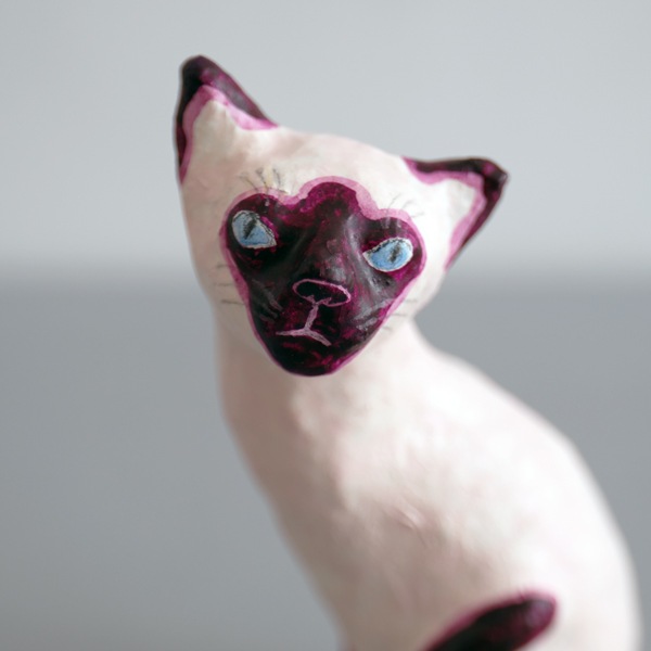 福田十糸子　シャム猫　