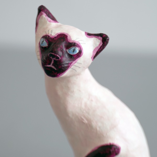 福田十糸子　シャム猫　