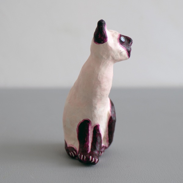 福田十糸子　シャム猫　