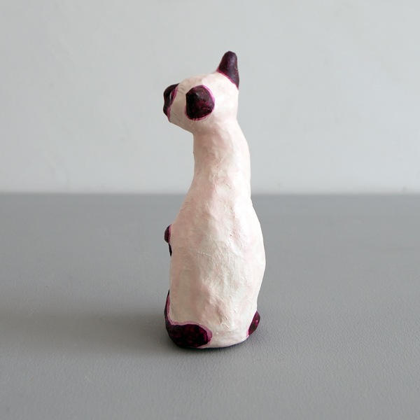 福田十糸子　シャム猫　