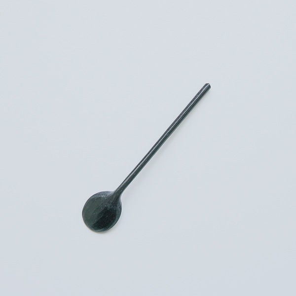 菅原博之　スプーンS  黒漆　L13.5ｃｍ