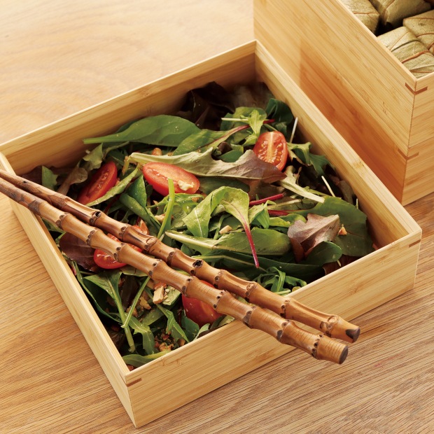 6.5寸 二段重箱　（京都）　仕切り2セット付　