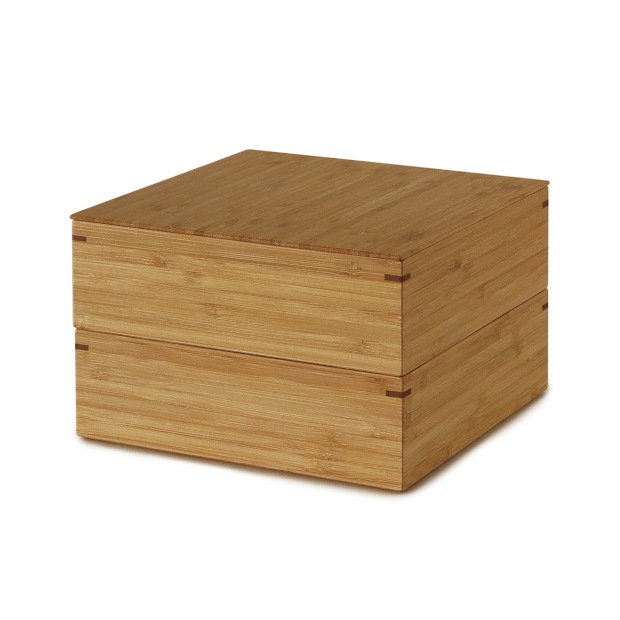 6.5寸 二段重箱　（京都）　仕切り2セット付　