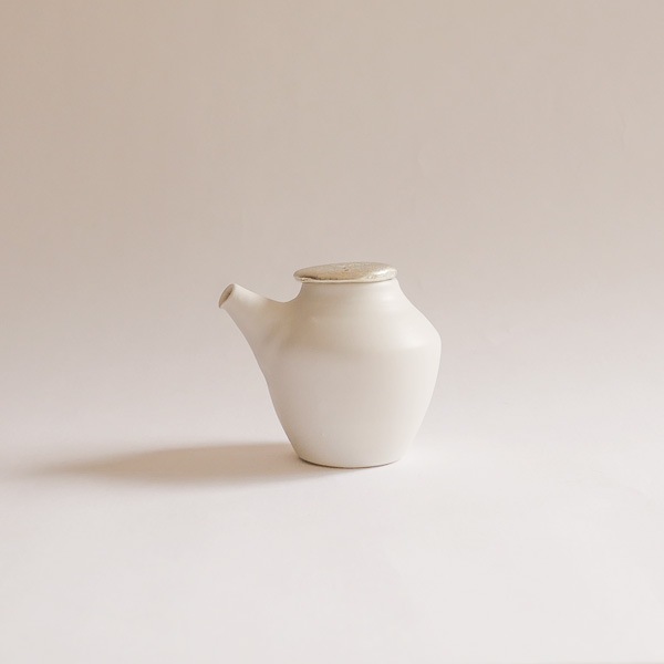 馬場勝文　白釉しょう油差　model F