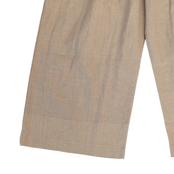 GUPTIHA　HAND SPAN COTTON LINEN　Easy pants　Flax Beige　送料無料