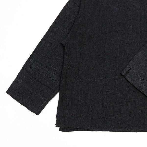 MITTAN　SNチャルカkalaコットン長袖プルオーバー　墨黒　送料無料　SH-86