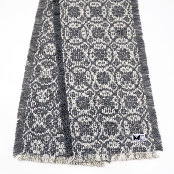 kijinokanosei ストール　“花雪-hanayuki-”　GRAY　送料無料