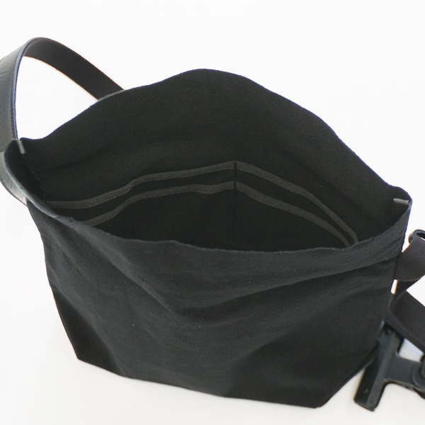 JINMON　｜CLIP shoulder small｜ Black