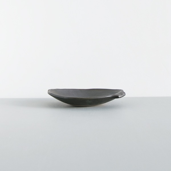 馬場勝文　耐馬場勝文 耐熱グラタン皿・楕円・小・黒