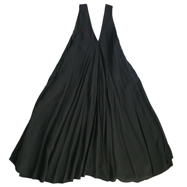 【HALLELUJAH】完売品　小間使いローブ　ロングワンピース ブラック HALLELUJAH 小間使いローブ no.4 Black Size38