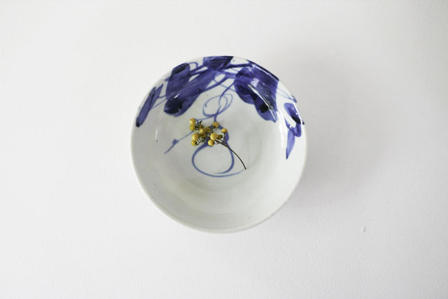 中尾万作　ひさご4.5寸皿　Φ14ｃｍ