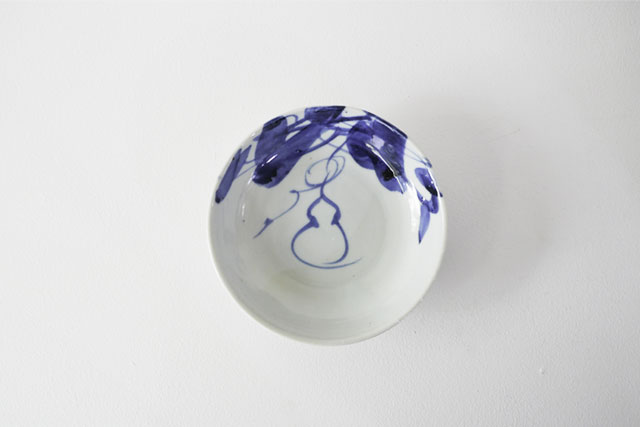 中尾万作　ひさご4.5寸皿　Φ14ｃｍ