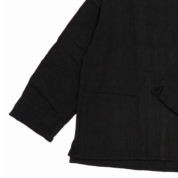 MITTAN　SNチャルカkalaコットン長袖プルオーバー　黒　送料無料　SH-86