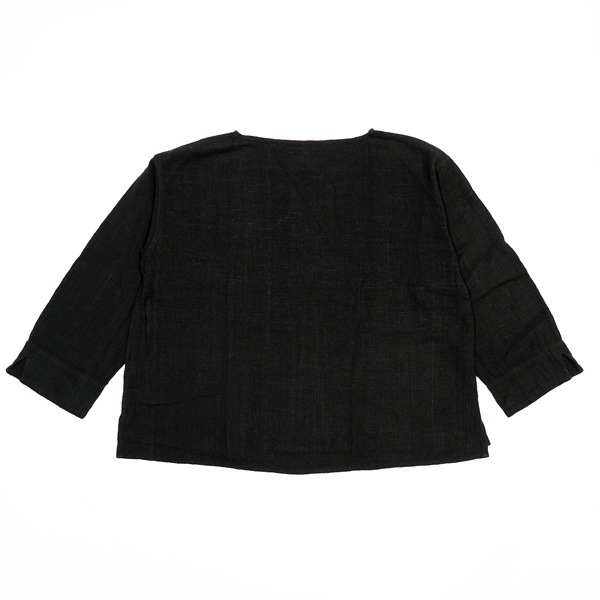 MITTAN　SNチャルカkalaコットン長袖プルオーバー　黒　送料無料　SH-86