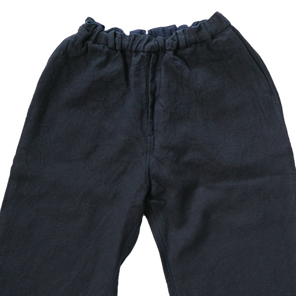 MITTAN　PT-92  亜麻苧麻ワイドパンツ　濃紺　送料無料