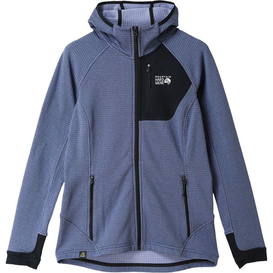 00s Y2K マウンテンハードウェア ポーラテックグリッドフリースプルオーバー マウンテンハードウェア-MOUNTAIN HARD WEAR ポーラテックパワー