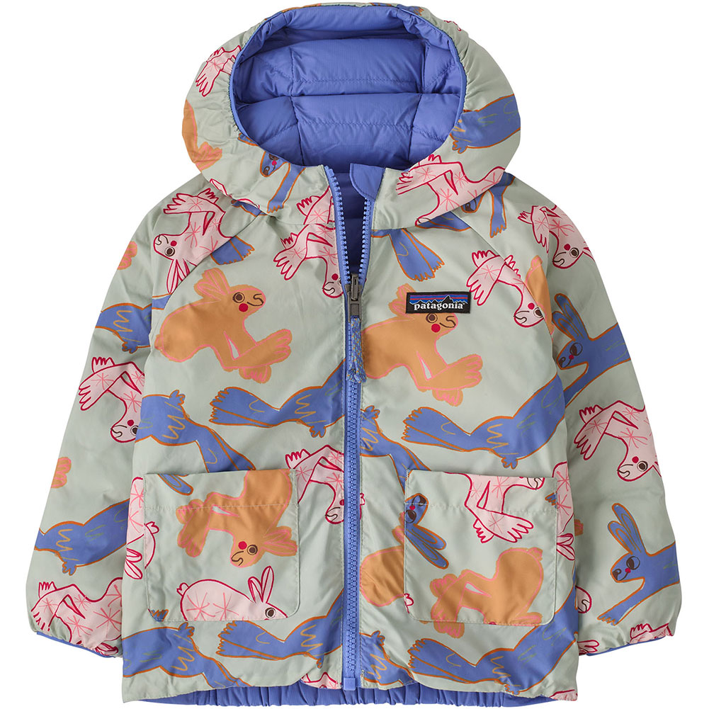 パタゴニア-patagonia ベビーリバーシブルダウンセーターフーディなら