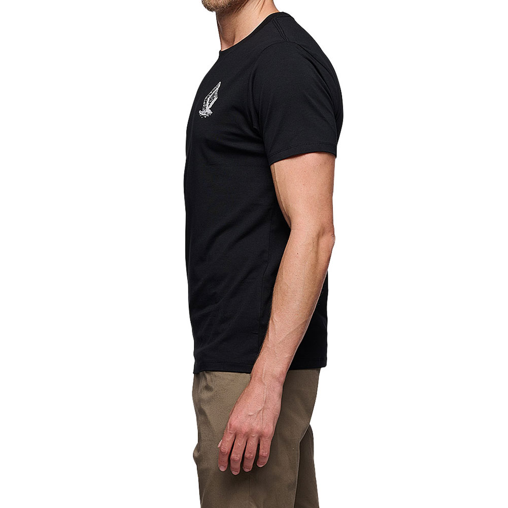 DIMMOIRE オフショルダーTシャツ ブラック Tops | DimMoire